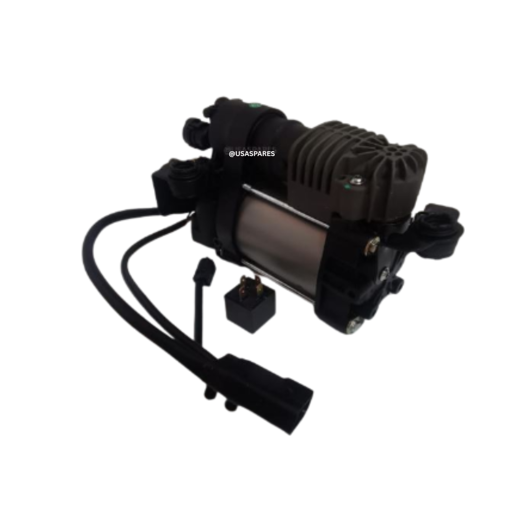 New Jeep Grand Cherokee WK2 Air Suspension Pump for 2011–2021 models, designed for Quadra-Lift system with durable housing and quiet operation.