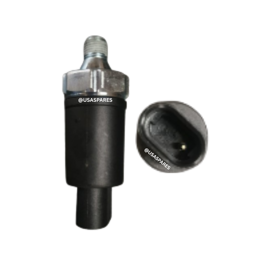 ChatGPT said: Close-up image of a new Jeep Grand Cherokee 5.2 Oil Pressure Switch for 1993–1998 models, featuring threaded metal body and electrical connector for easy installation.