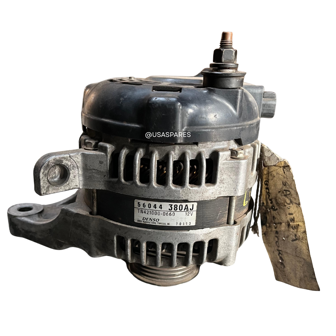 Jeep Grand Cherokee 6.1 SRT8 WK1 Used Alternator – OEM replacement part for reliable battery charging and electrical performance.
