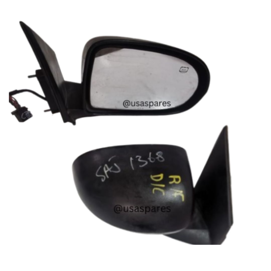 Dodge Caliber used door mirror tested for clarity and functionality