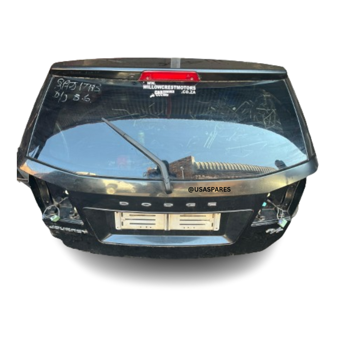 Used Dodge Journey tailgate shell in excellent condition, OEM fit, durable steel construction, and paint-ready surface