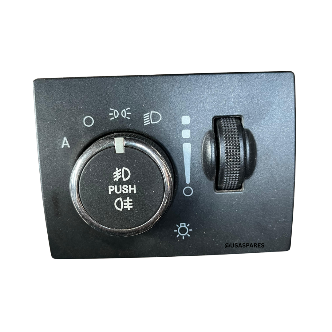 Used Jeep Grand Cherokee WK2 headlight control module, OEM fit, tested for reliability, and ensures proper headlight function