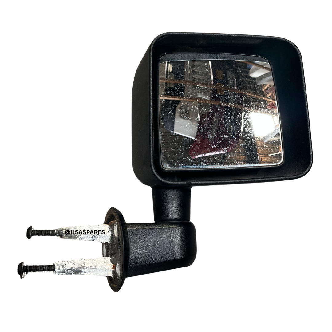 Used Jeep Wrangler 2.8 JK door mirror, OEM fit, fully tested, reliable replacement for restoring safety and Jeep factory style.