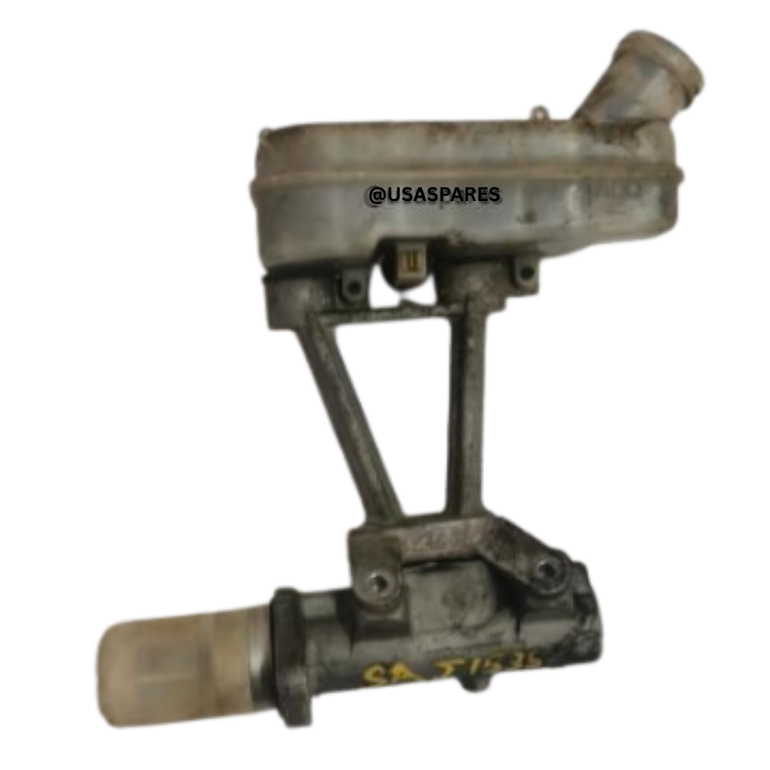 Used Chrysler Grand Voyager Brake Master Cylinder showing reservoir ports and mounting points, ready for hydraulic brake system replacement.