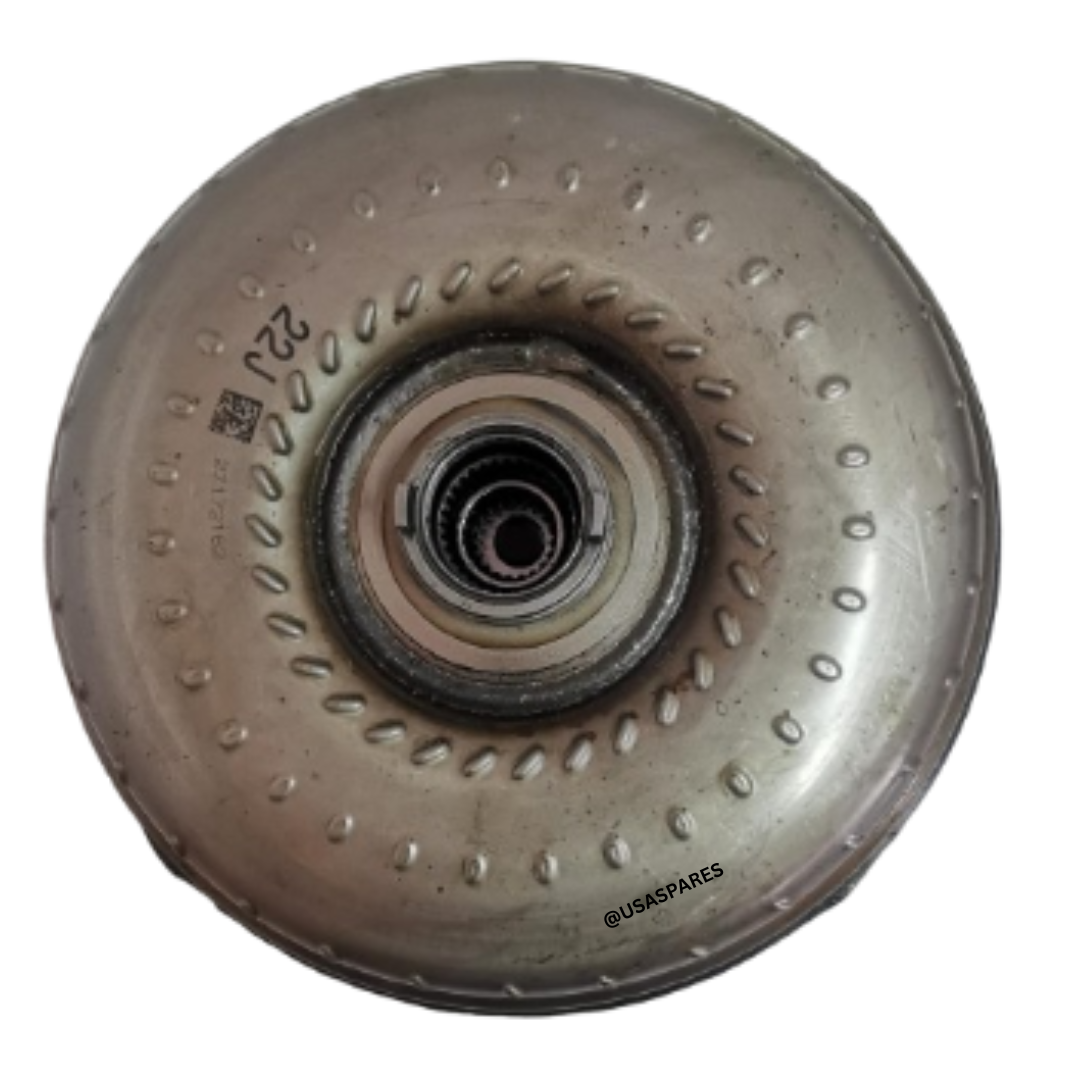 Dodge Caliber torque converter, OEM transmission component, tested for smooth power transfer, gear engagement, and reliable operation