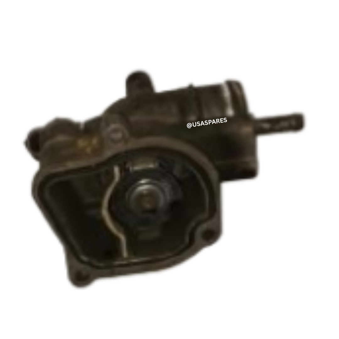 Used Jeep Grand Cherokee 2.7 WJ thermostat housing, OEM fit, inspected for leaks, cracks, and tested for reliable cooling performance