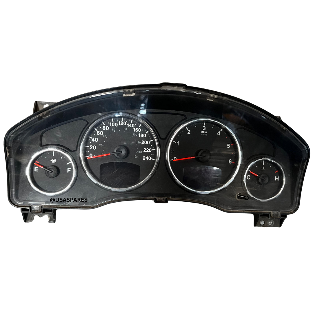 Used Jeep Cherokee 2.8 KK instrument cluster – OEM dashboard replacement unit.