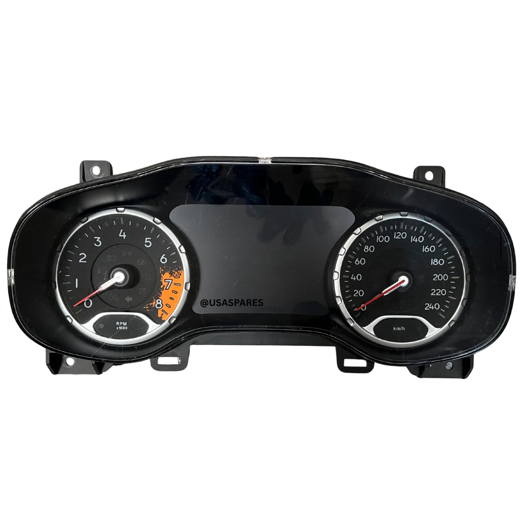 Used Jeep Renegade 1.4 instrument cluster – OEM dashboard replacement unit.