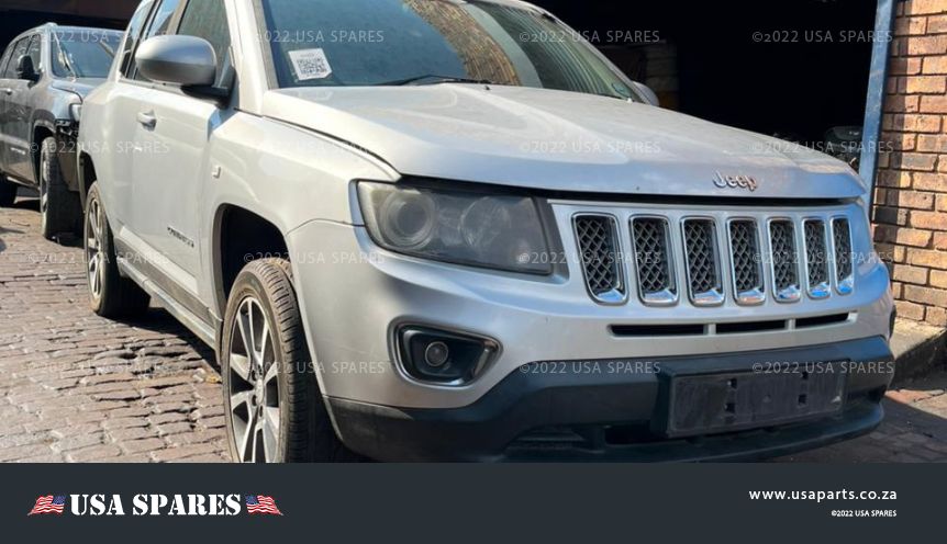 2014 Jeep Compass 2.0 automatic petrol stripping for spares with used OEM engine, body, suspension, and electrical parts available.