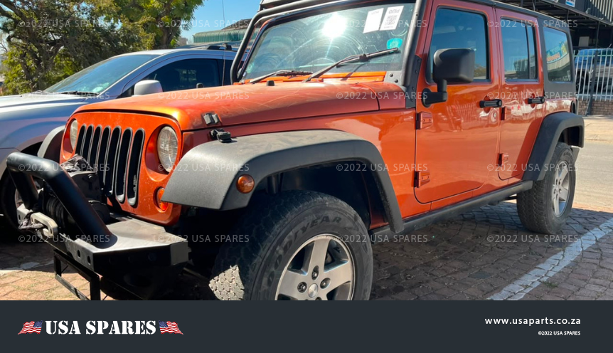 2011 Jeep Wrangler Rubicon 3.8 Automatic stripping for spares with genuine used Jeep parts available, including engine components, automatic gearbox, suspension, body panels, interior parts, electrical components, lights, mirrors, and more.