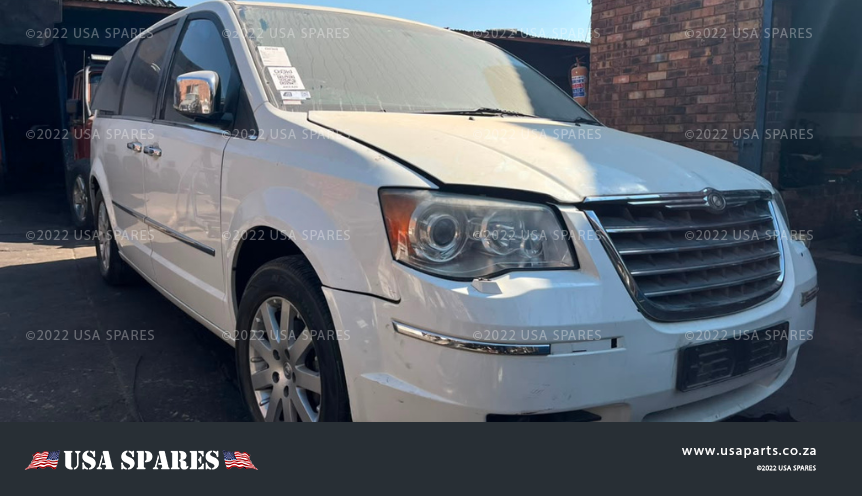 2010 Chrysler Grand Voyager 3.8 stripping for spares with genuine used parts available, including engine, automatic gearbox, suspension, body panels, interior components, electrical parts, lights, mirrors, and wheels. Nationwide delivery from Pretoria.