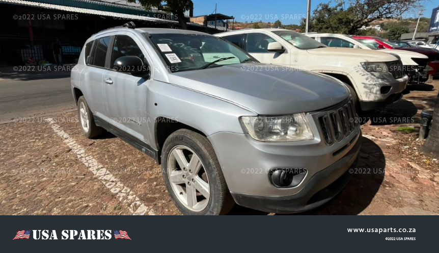 2012 Jeep Compass 2.0 being stripped for quality new and used spare parts, including engine, gearbox, body, interior, suspension and electrical components.
