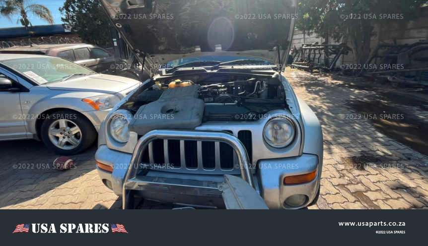 2002 Jeep Cherokee 2.5 CRD stripping for spares with genuine used Jeep parts available from USA Spares Pretoria.