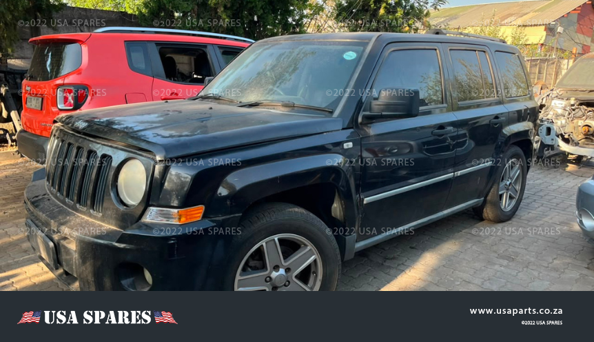 2008 Jeep Patriot 2.0 currently being stripped for spares, with genuine used Jeep parts available including engine, gearbox, body panels, suspension, electrical components, interior parts and other replacement spares. USA Spares Pretoria.