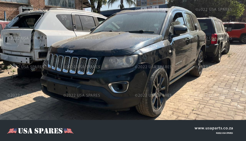 2014 Jeep Compass 2.0 currently being stripped for spares, with genuine used Jeep Compass parts including engine, gearbox, body panels, suspension, electrical components and interior parts available.