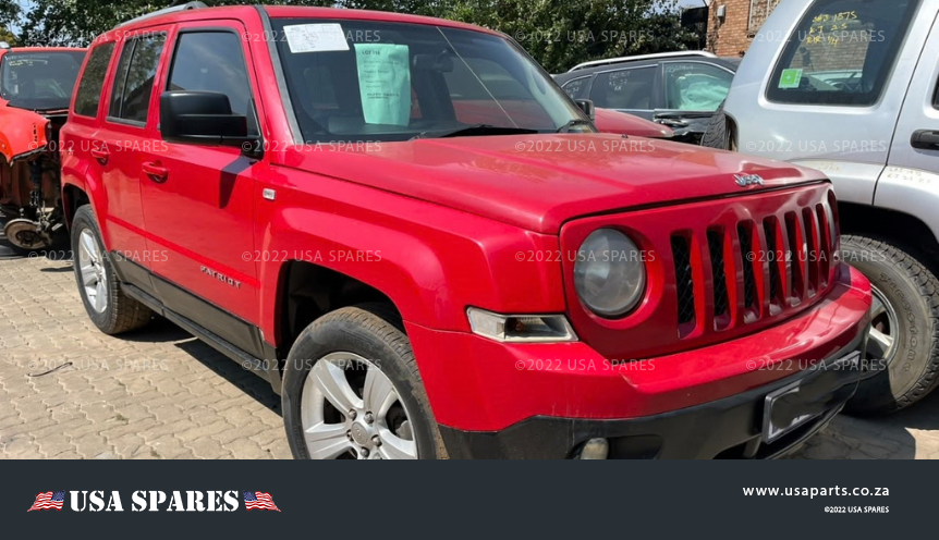 Used 2012 Jeep Patriot 2.4 spares available at affordable prices. Genuine OEM parts, including engine, gearbox, suspension, body and electrical components. Nationwide delivery available.