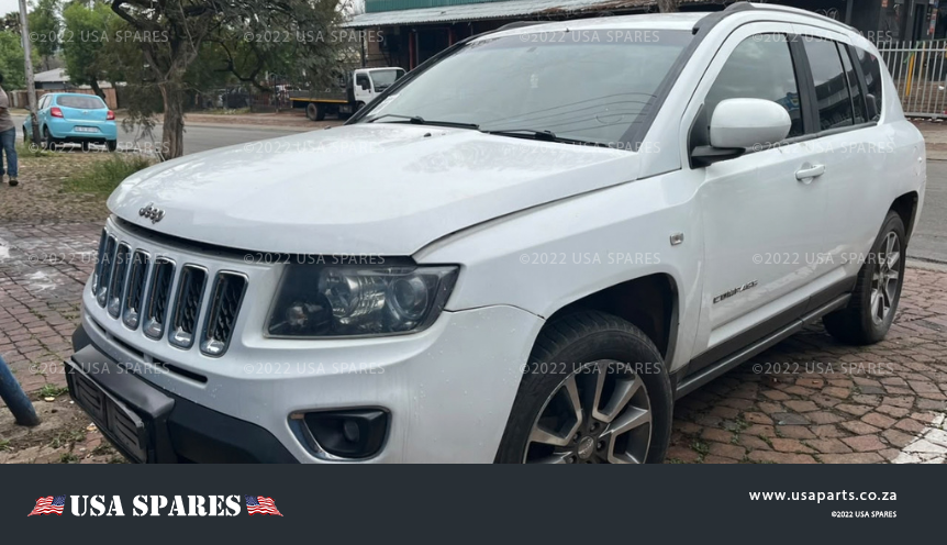 2015 Jeep Compass 2.0 stripping for spares in South Africa, offering quality used engine parts, gearboxes, suspension components, body panels, electrical parts, headlights and interior components at affordable prices.