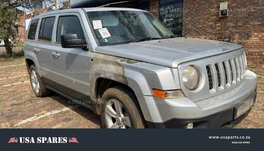 2014 Jeep Patriot 2.4 stripping for spares in South Africa, offering genuine used engine parts, gearboxes, suspension components, body panels, electrical parts, headlights and interior components at affordable prices.