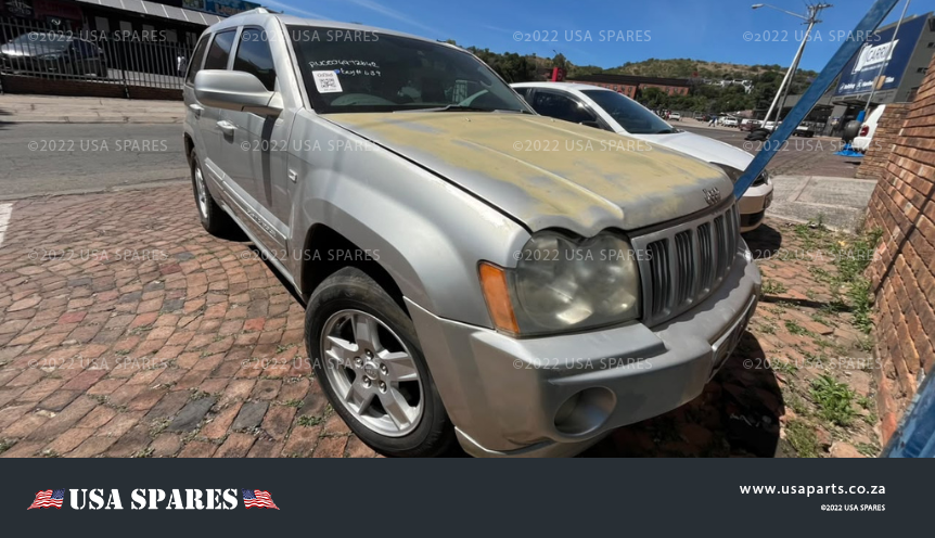 2005 Jeep Grand Cherokee 4.7 WK1 being stripped for spares in Pretoria, South Africa, with used engine parts, gearbox, suspension, electrical components, body panels and interior parts available.